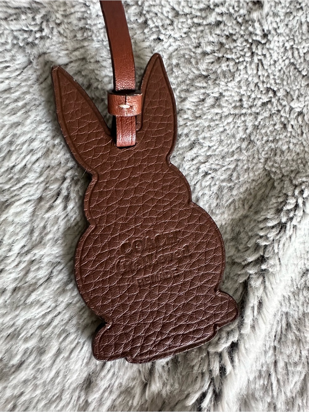 Coach Remade Rabbit Bag Charm - Picture 3 of 7